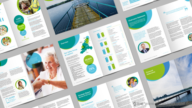 Dee Valley Wate 水企業(yè)年度報告畫冊設(shè)計-上海畫冊設(shè)計公司
