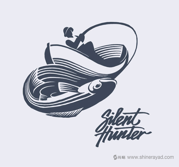 Silent Hunter Logo設(shè)計-上海logo設(shè)計公司