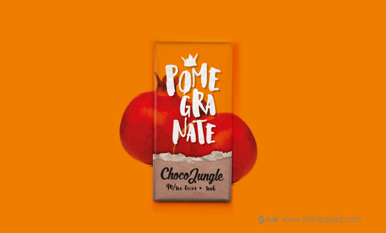 水果特寫插畫風(fēng)格 Choco Jungle 巧克力包裝設(shè)計(jì)-上海包裝設(shè)計(jì)公司