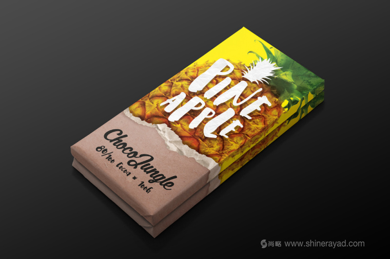 水果特寫插畫風(fēng)格 Choco Jungle 巧克力包裝設(shè)計(jì)-上海包裝設(shè)計(jì)公司