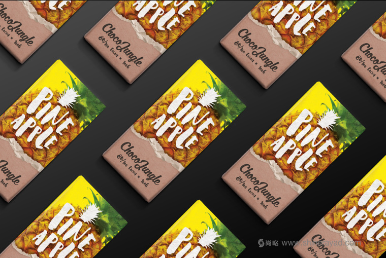 水果特寫插畫風(fēng)格 Choco Jungle 巧克力包裝設(shè)計(jì)-上海包裝設(shè)計(jì)公司