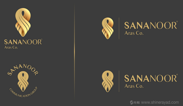 Sananoor 商業(yè)空間設(shè)計(jì)公司立體企業(yè)LOGO設(shè)計(jì)-上海LOGO設(shè)計(jì)公司3