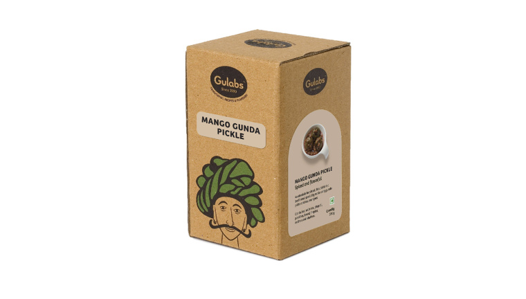 Gulabs 印度食品（零食，調(diào)味品和香料）瓦能紙簡(jiǎn)約包裝設(shè)計(jì)-上海包裝設(shè)計(jì)公司5