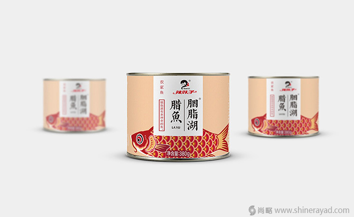 胭脂湖臘魚罐頭包裝設(shè)計-上海食品包裝設(shè)計公司設(shè)計欣賞2 胭脂湖臘魚罐頭包裝設(shè)計-上海食品包裝設(shè)計公司設(shè)計欣賞2