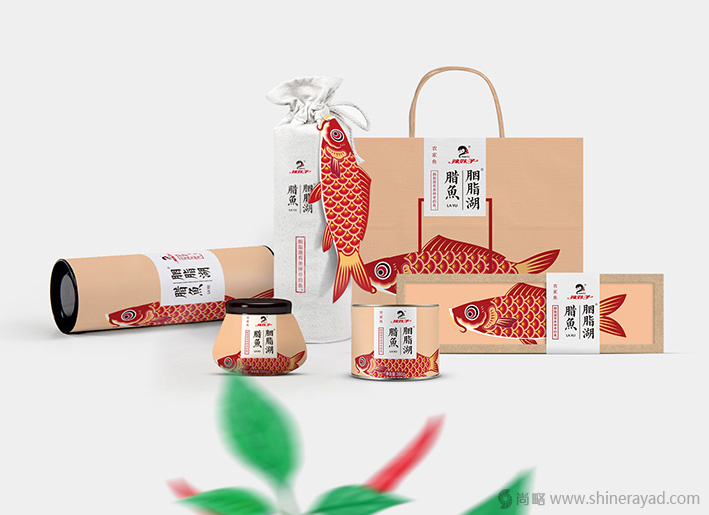 胭脂湖臘魚罐頭水產(chǎn)品包裝設(shè)計-上海食品包裝設(shè)計公司設(shè)計欣賞7 胭脂湖臘魚罐頭水產(chǎn)品包裝設(shè)計-上海食品包裝設(shè)計公司設(shè)計欣賞7