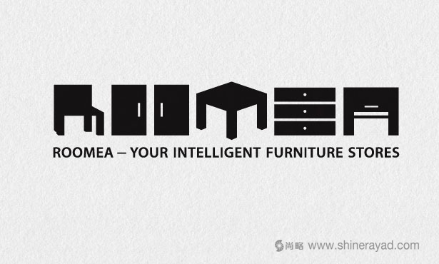 Roomea家具賣場創(chuàng)意LOGO設(shè)計-20個絕佳創(chuàng)意Logo設(shè)計靈感-上海logo設(shè)計公司