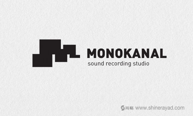 Monokanal錄音室LOGO設(shè)計-20個絕佳創(chuàng)意Logo設(shè)計靈感-上海logo設(shè)計公司