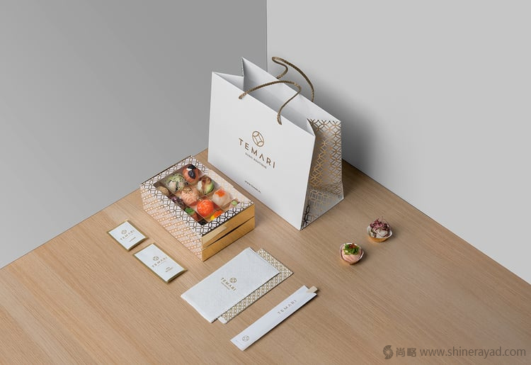 TEMΛRI 豪華壽司餐廳品牌VI視覺識別設計-上海餐飲VI設計公司3