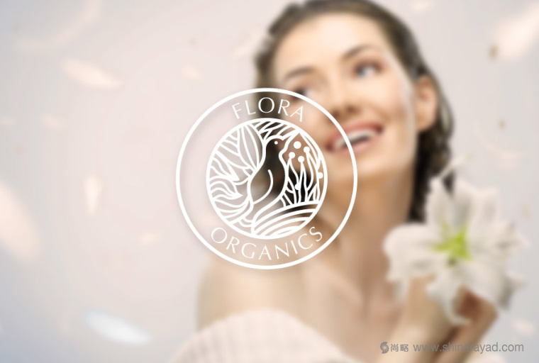 Flora Organics 有機天然化妝品品牌小鳥標志設(shè)計-上海品牌設(shè)計公司1 Flora Organics 有機天然化妝品品牌小鳥標志設(shè)計-上海品牌設(shè)計公司1