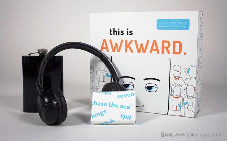 Awkward 創(chuàng)意套裝耳機包裝設(shè)計-上海包裝設(shè)計公司創(chuàng)意包裝欣賞