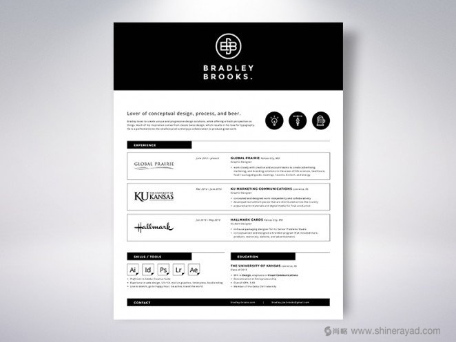 50個(gè)精美簡歷設(shè)計(jì)靈感模版-上海尚略品牌策劃設(shè)計(jì)公司