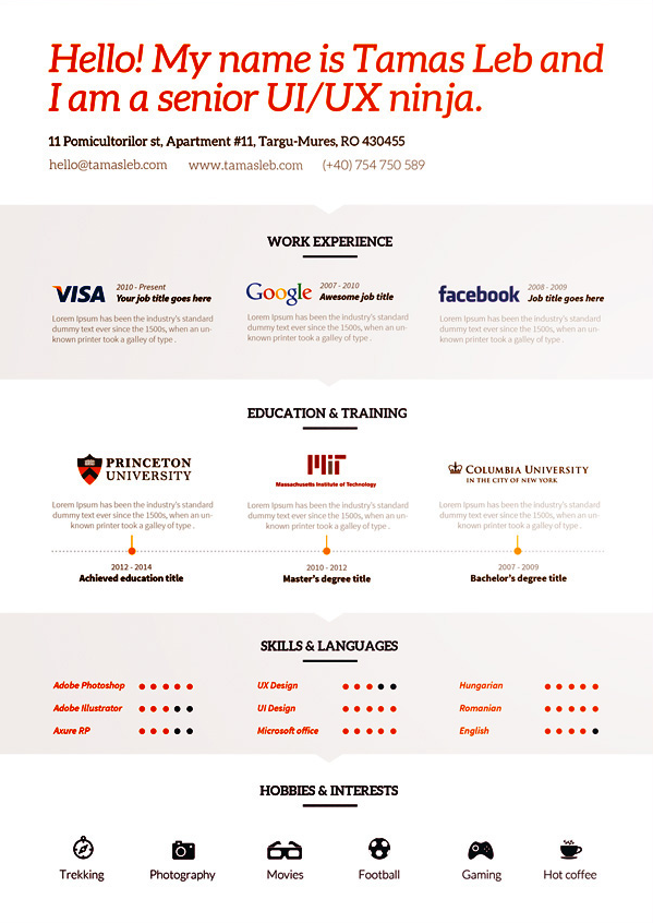 50個(gè)精美簡歷設(shè)計(jì)靈感模版-上海尚略品牌策劃設(shè)計(jì)公司