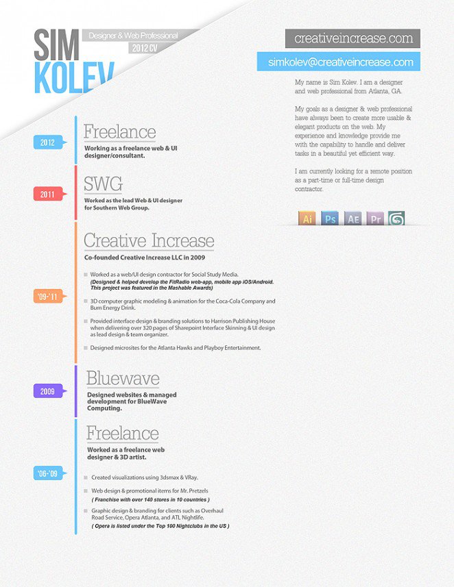 50個(gè)精美簡歷設(shè)計(jì)靈感模版-上海尚略品牌策劃設(shè)計(jì)公司