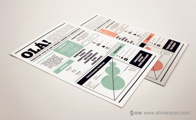 50個(gè)精美簡歷設(shè)計(jì)靈感模版-上海尚略品牌策劃設(shè)計(jì)公司