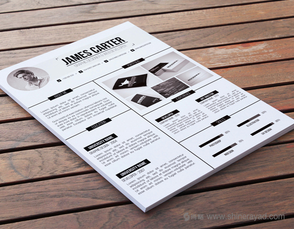 50個(gè)精美簡歷設(shè)計(jì)靈感模版-上海尚略品牌策劃設(shè)計(jì)公司