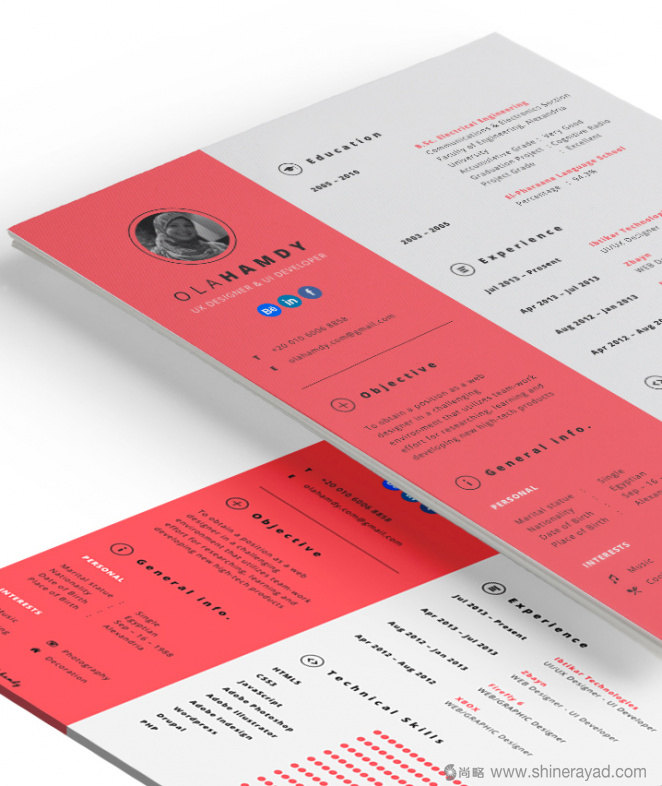 50個(gè)精美簡歷設(shè)計(jì)靈感模版-上海尚略品牌策劃設(shè)計(jì)公司