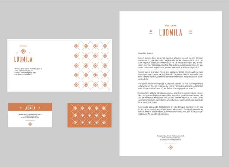 上海VI設(shè)計(jì)公司-LUDMILA 服裝定制店LOGO設(shè)計(jì)品牌VI識(shí)別設(shè)計(jì)3