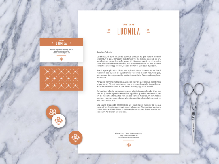 上海VI設(shè)計(jì)公司-LUDMILA 服裝定制店LOGO設(shè)計(jì)品牌VI識(shí)別設(shè)計(jì)4