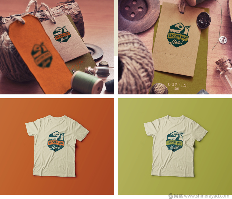 上海品牌設(shè)計(jì)公司設(shè)計(jì)欣賞：Jacobs Inn 旅館酒店裝飾性VI設(shè)計(jì)3