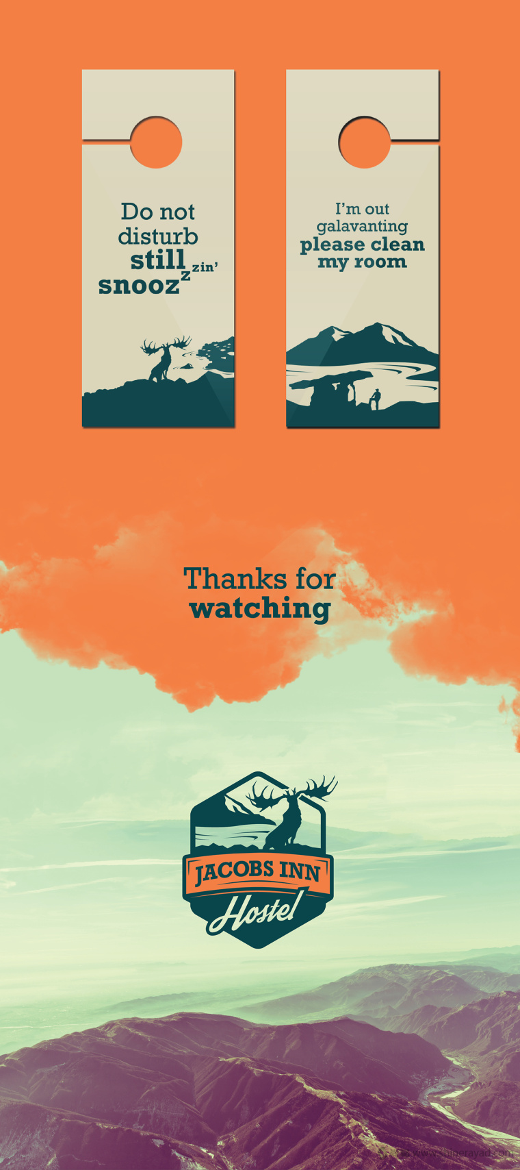 上海品牌設(shè)計(jì)公司設(shè)計(jì)欣賞：Jacobs Inn 旅館酒店裝飾性VI設(shè)計(jì)4