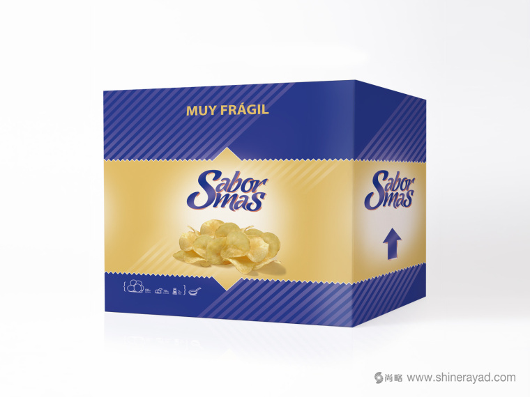 上海包裝設(shè)計公司設(shè)計欣賞：薯條大包裝禮盒包裝設(shè)計1