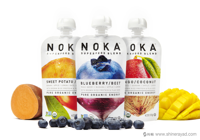 上海包裝設(shè)計(jì)公司設(shè)計(jì)欣賞：NOKA 蔬菜水果混合果泥包裝設(shè)計(jì)1