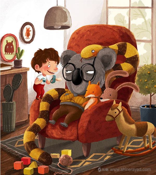 上海品牌形象設(shè)計(jì)公司尚略分享考拉不允許兒童插畫(huà)設(shè)計(jì)欣賞4