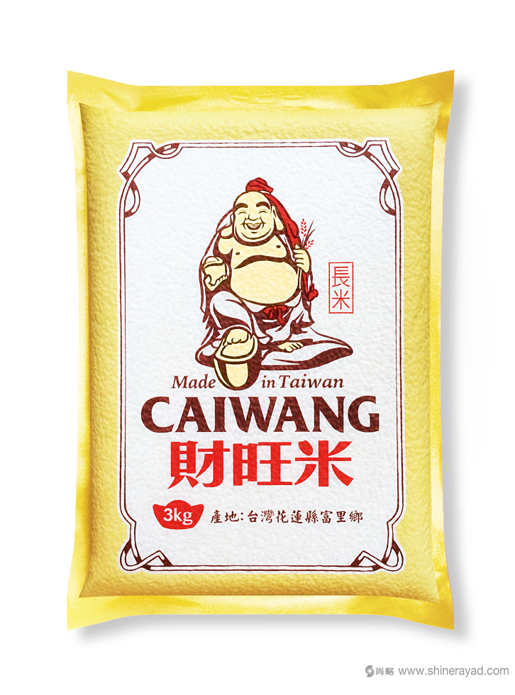 臺灣財旺米大米包裝設(shè)計-上海包裝設(shè)計公司設(shè)計欣賞6