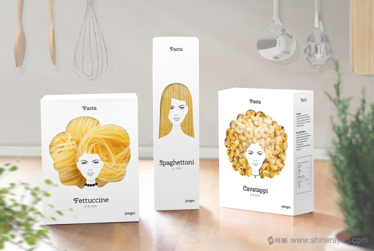 上海食品包裝設(shè)計公司創(chuàng)意包裝欣賞：Pasta 面食面條包裝設(shè)計1
