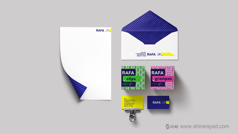 色條風(fēng)格 RAFA 辦公用品包裝設(shè)計與品牌形象設(shè)計-上海VI設(shè)計公司欣賞 色條風(fēng)格 RAFA 辦公用品包裝設(shè)計與品牌形象設(shè)計-上海VI設(shè)計公司欣賞