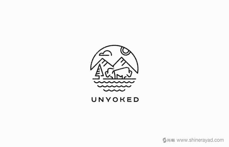 Unyoked 旅游度假村地產(chǎn)項(xiàng)目LOGO設(shè)計(jì)-上海LOGO設(shè)計(jì)公司3