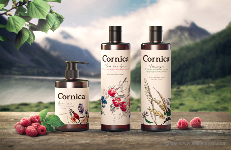 植物素描與水彩插畫CORNICA洗發(fā)水沐浴露清潔衛(wèi)生與天然化妝品包裝設(shè)計(jì)-上海包裝設(shè)計(jì)公司5 植物素描與水彩插畫CORNICA洗發(fā)水沐浴露清潔衛(wèi)生與天然化妝品包裝設(shè)計(jì)-上海包裝設(shè)計(jì)公司5