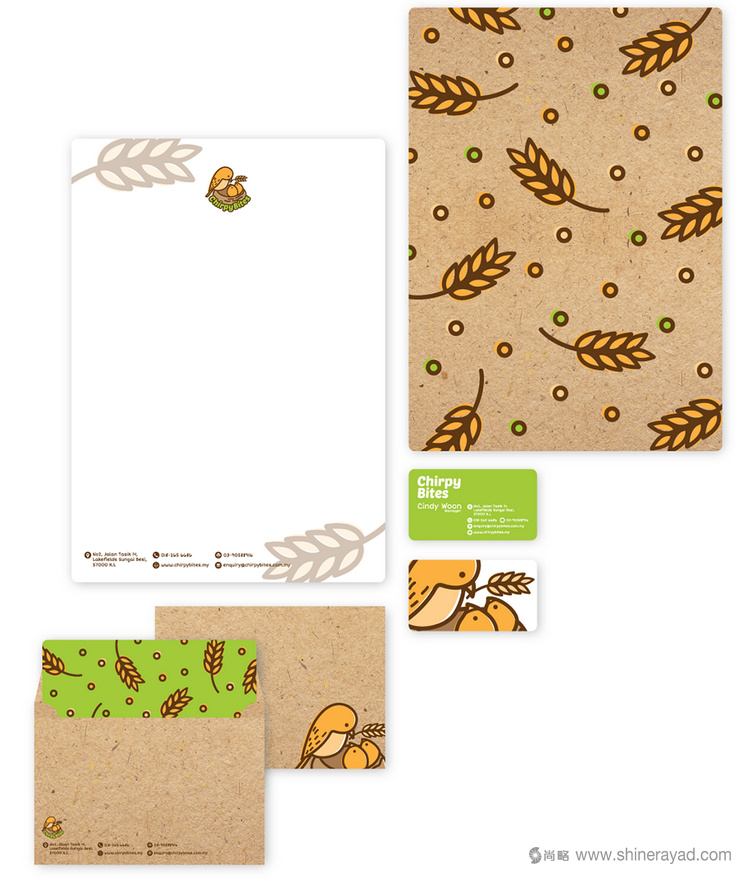 ChirpyBites 兒童平衡營養(yǎng)餐品牌鳥巢logo設(shè)計與品牌VI形象設(shè)計5