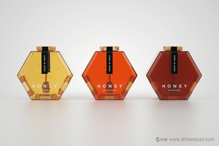 六角形造型設(shè)計(jì)Honey 蜂蜜產(chǎn)品瓶型設(shè)計(jì)包裝設(shè)計(jì)-上海食品包裝設(shè)計(jì)公司2 六角形造型設(shè)計(jì)Honey 蜂蜜產(chǎn)品瓶型設(shè)計(jì)包裝設(shè)計(jì)-上海食品包裝設(shè)計(jì)公司2