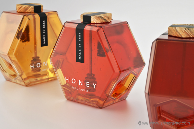 六角形造型設(shè)計(jì)Honey 蜂蜜產(chǎn)品瓶型設(shè)計(jì)包裝設(shè)計(jì)-上海食品包裝設(shè)計(jì)公司3 六角形造型設(shè)計(jì)Honey 蜂蜜產(chǎn)品瓶型設(shè)計(jì)包裝設(shè)計(jì)-上海食品包裝設(shè)計(jì)公司3