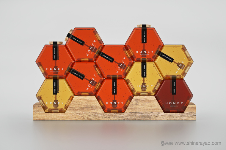 六角形造型設(shè)計(jì)Honey 蜂蜜產(chǎn)品瓶型設(shè)計(jì)包裝設(shè)計(jì)-上海包裝設(shè)計(jì)公司6 六角形造型設(shè)計(jì)Honey 蜂蜜產(chǎn)品瓶型設(shè)計(jì)包裝設(shè)計(jì)-上海包裝設(shè)計(jì)公司6