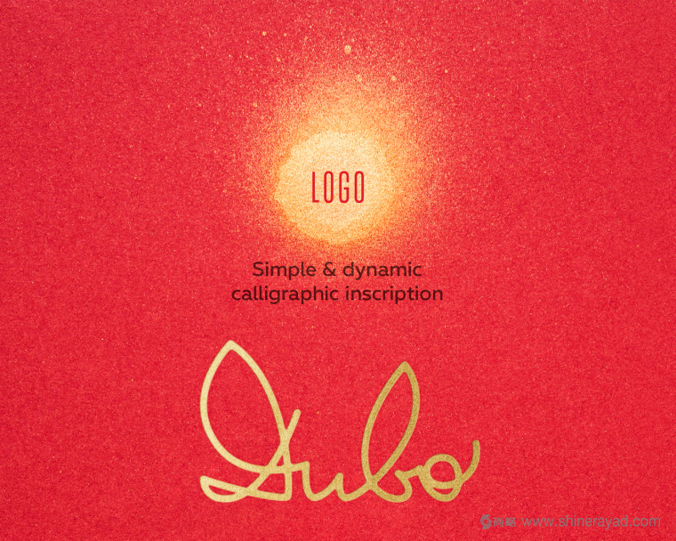 Divo 紅金英文花體字logo設(shè)計(jì)模版-上海logo設(shè)計(jì)公司設(shè)計(jì)欣賞1