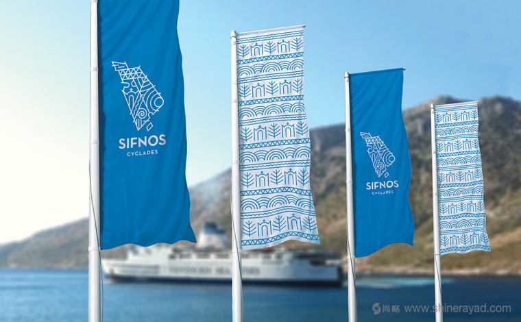 Sifnos錫弗諾島旅游LOGO設(shè)計VI形象設(shè)計-上海logo設(shè)計11