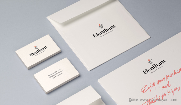 小象風格 Elenfhant 兒童在線精品店電商logo設計VI設計-上海logo設計公司4
