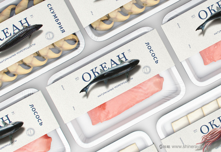 活魚插畫風(fēng)格 okeah 海鮮產(chǎn)品包裝設(shè)計-上海包裝設(shè)計公司設(shè)計欣賞4