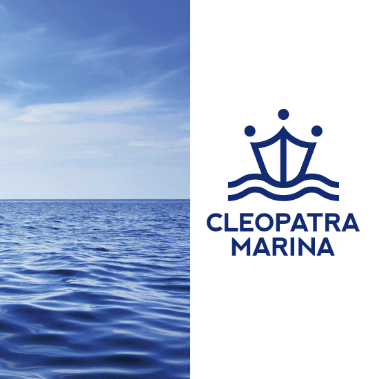 CLEOPATRA MARINA 埃及艷后碼頭logo設(shè)計(jì)-上海logo設(shè)計(jì)公司分享品鑒2