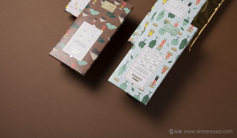 Mon Choco 巧克力包裝設(shè)計插畫設(shè)計-上海包裝設(shè)計佳作欣賞12