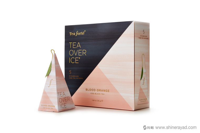 Tea Forté 福泰茶冰茶金字塔包裝設(shè)計-上海包裝設(shè)計公司1