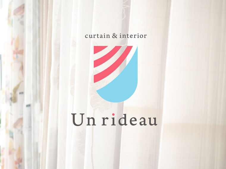 Unrideau 窗簾布衣家居logo設(shè)計VI設(shè)計-上海logo設(shè)計公司1