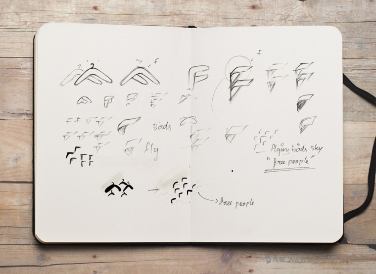 Flyrobe 時裝定制設(shè)計品牌logo設(shè)計-上海服裝logo設(shè)計案例欣賞2