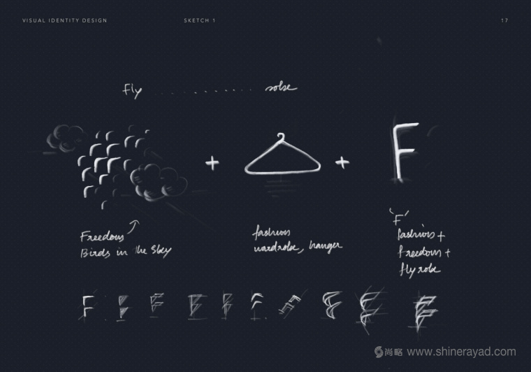 Flyrobe 時裝定制設(shè)計品牌logo設(shè)計-上海服裝logo設(shè)計案例欣賞4