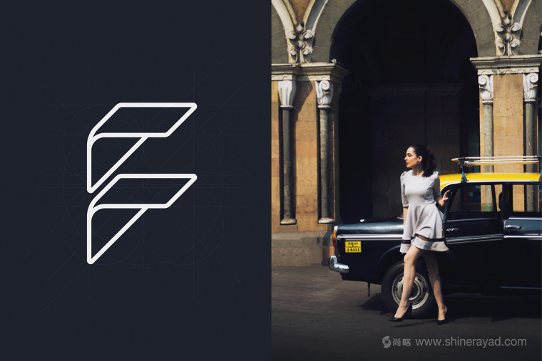 Flyrobe 時裝定制設(shè)計品牌logo設(shè)計-上海服裝logo設(shè)計案例欣賞1