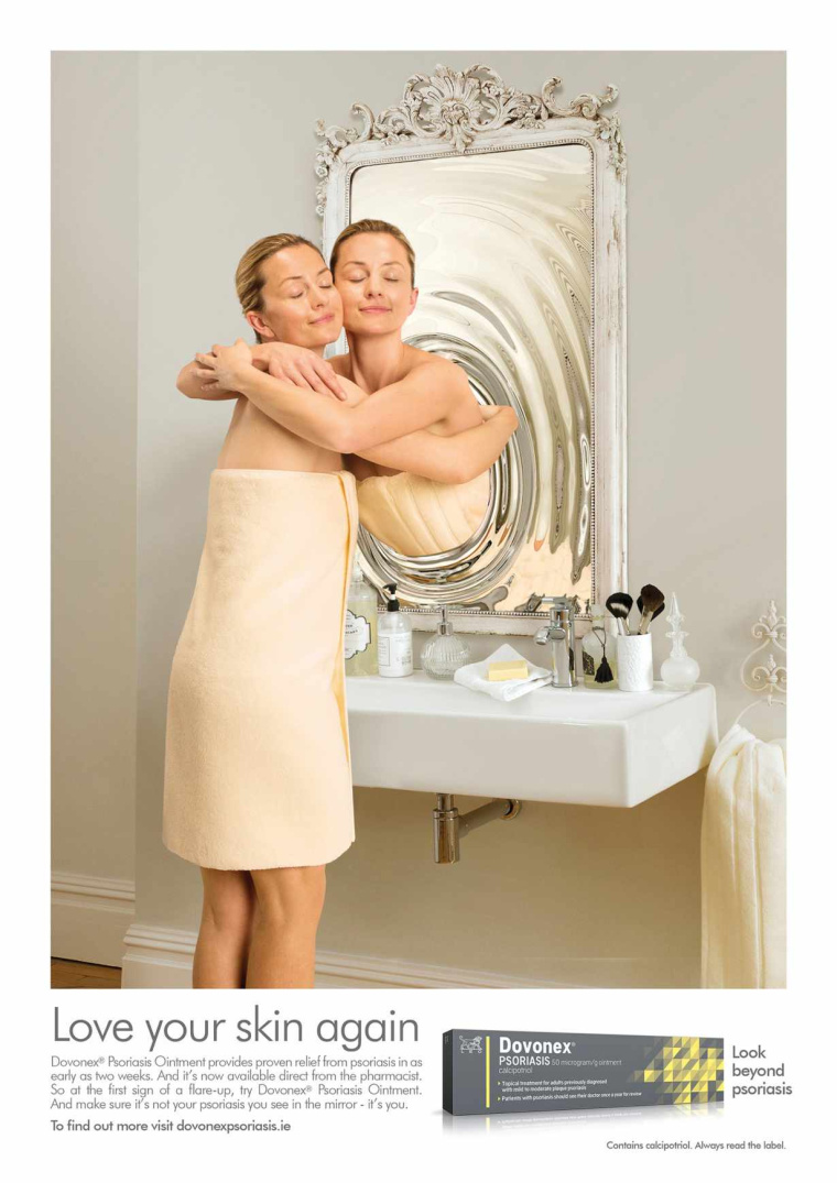 國(guó)外藥品廣告欣賞——達(dá)力士Dovonex 軟膏治療牛皮蘚平面廣告創(chuàng)意設(shè)計(jì)-上海廣告設(shè)計(jì)1