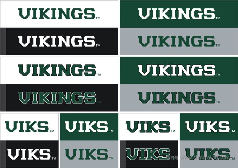 vikings 橄欖球俱樂(lè)部logo設(shè)計(jì)－上海logo設(shè)計(jì)公司5