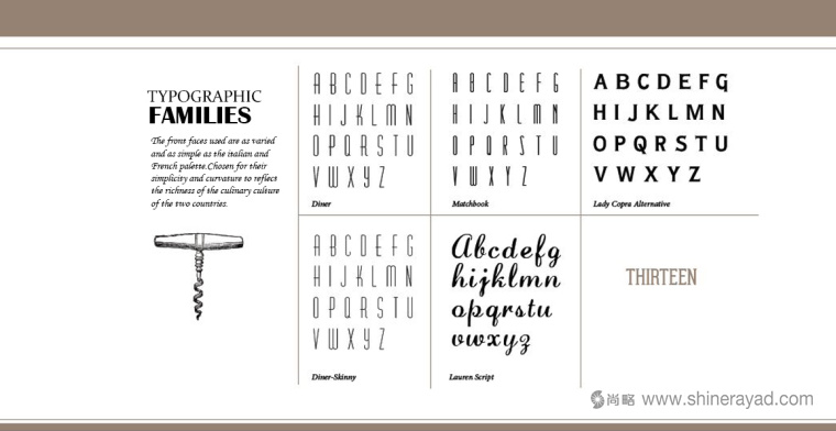 LA CASCINA 意大利與法國融合菜餐廳餐飲品牌VI視覺形象識別設(shè)計-上海VI設(shè)計公司7